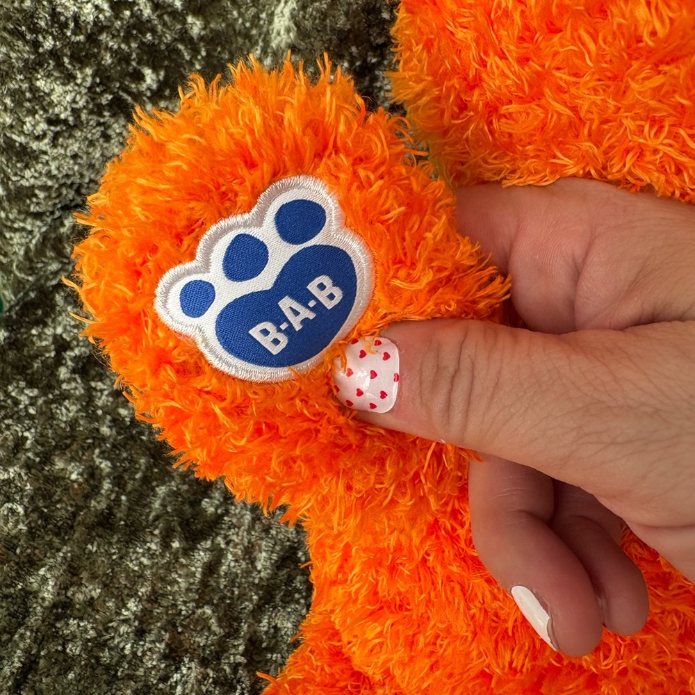 Build-A-Bear Workshop Pumpkin Glow Bear Halloween Plush Teddy Limited Edition - Picture 9 of 11